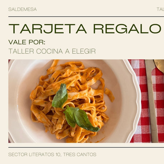 Tarjeta regalo taller